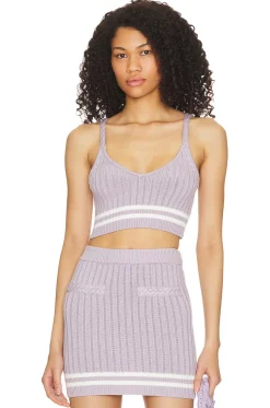 Alize Cropped Knit Tank