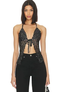 Arian Halter Tie Top