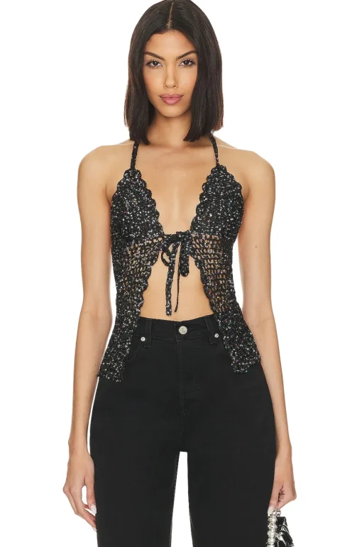 Arian Halter Tie Top