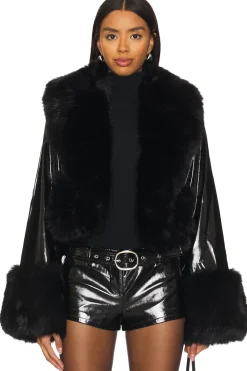 Arya Faux Leather Jacket