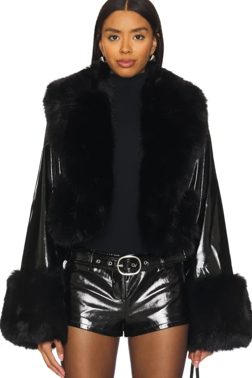 Arya Faux Leather Jacket