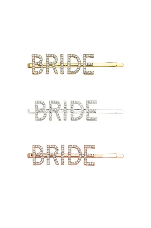 Bride Hair Clip Set