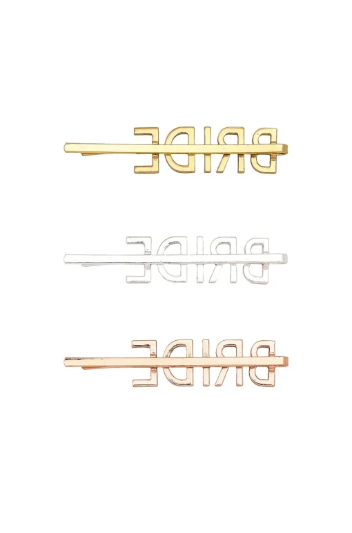 Bride Hair Clip Set