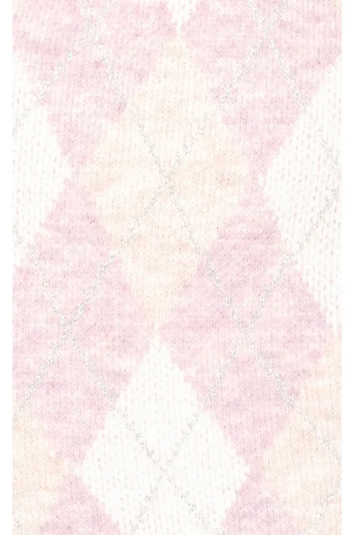 Casey Lurex Argyle Sweater