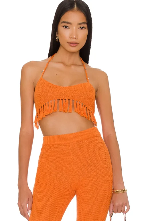 Devitta Crop Top w/ Fringe