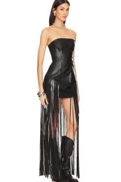 Dutton Faux Leather Dress