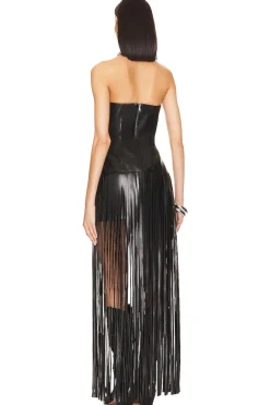 Dutton Faux Leather Dress