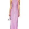 Hollis Sequin Midi Dress