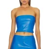 Kya Faux Leather Top