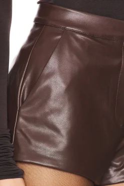 Reese Faux Leather Short