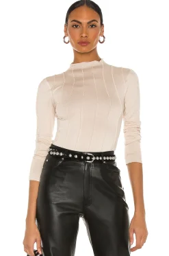 Seamed Long Sleeve Top