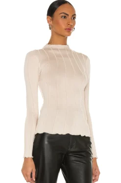 Seamed Long Sleeve Top