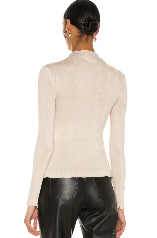 Seamed Long Sleeve Top