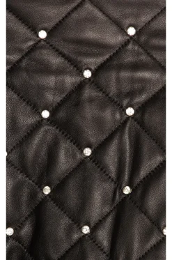 Valletta Leather Mini Skirt