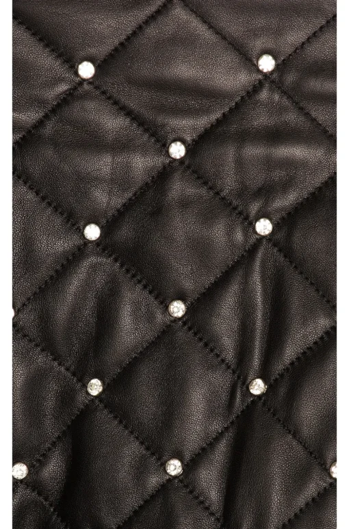 Valletta Leather Mini Skirt