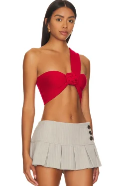 Wenda Rosette Crop Top