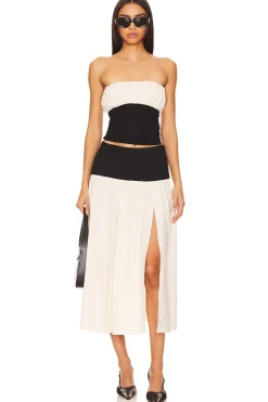 x Anja Dujakovi? Mac Midi Skirt